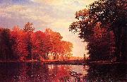 Albert Bierstadt Autumn Woods oil painting artist